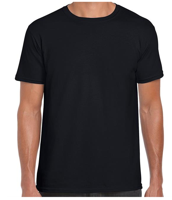 Short Sleeve Slogan T-shirt Regular Black