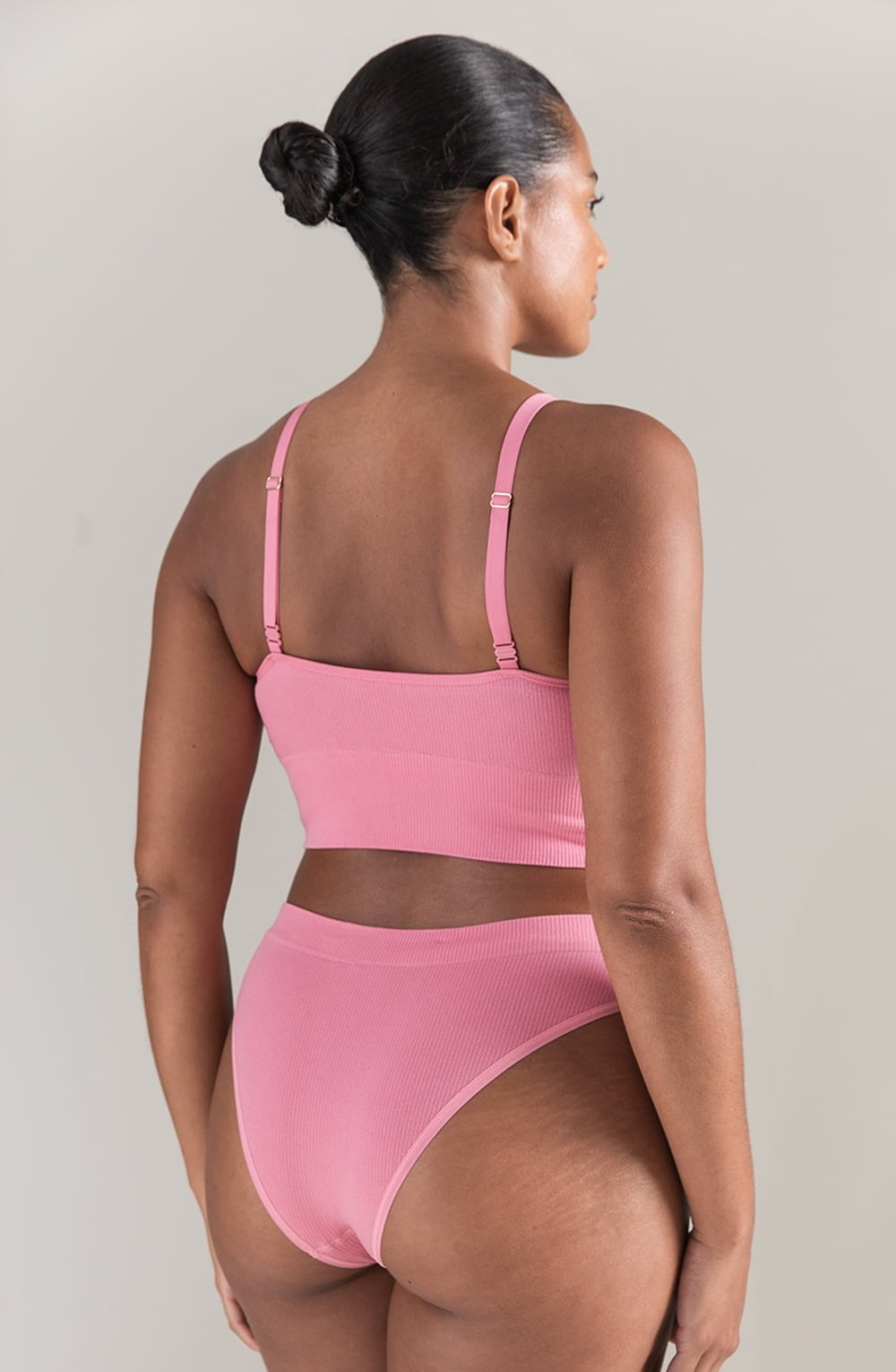 The TENCELâ„¢ High Leg Brief Rose Pink