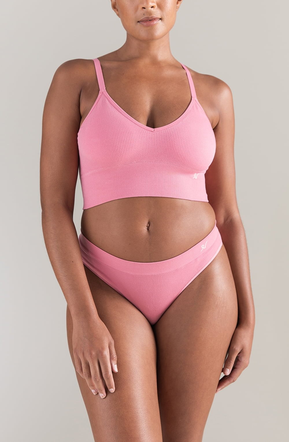 The TENCELâ„¢ High Leg Brief Rose Pink