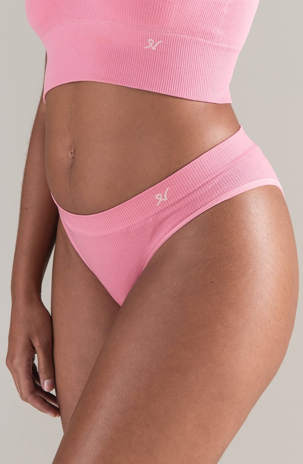 The TENCELâ„¢ High Leg Brief Rose Pink