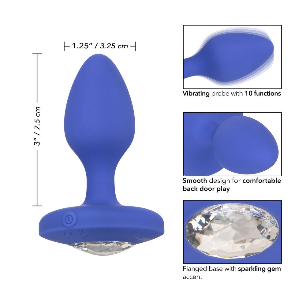 Cheeky Gems Medium Rechargeable Vibrating Butt Plug